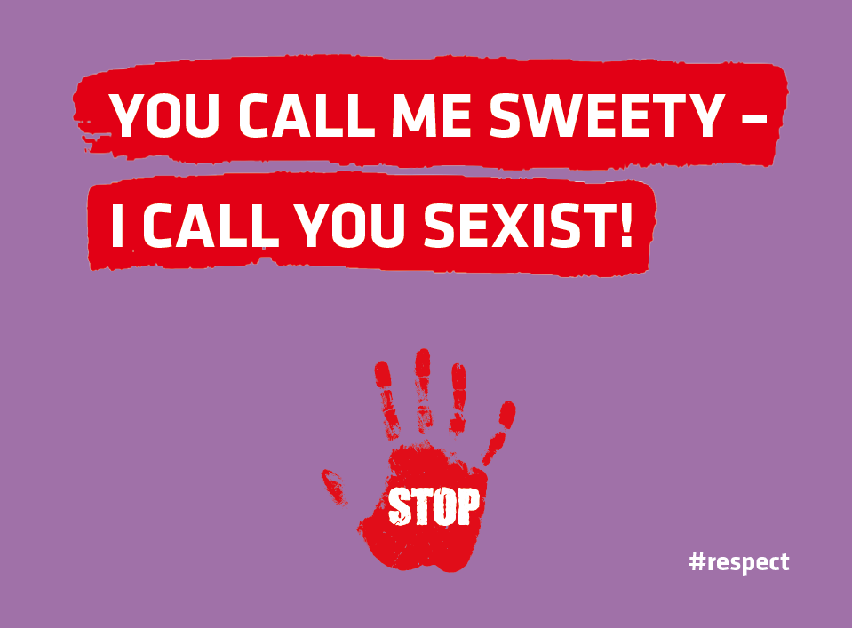 You call me sweety - I call you sexist! Free Card